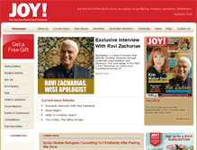 Tablet Screenshot of joymag.co.za